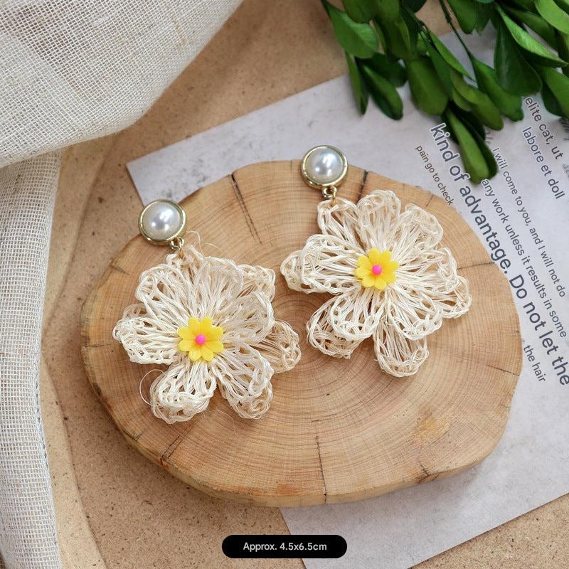 Summer beach chic earrings arrangement