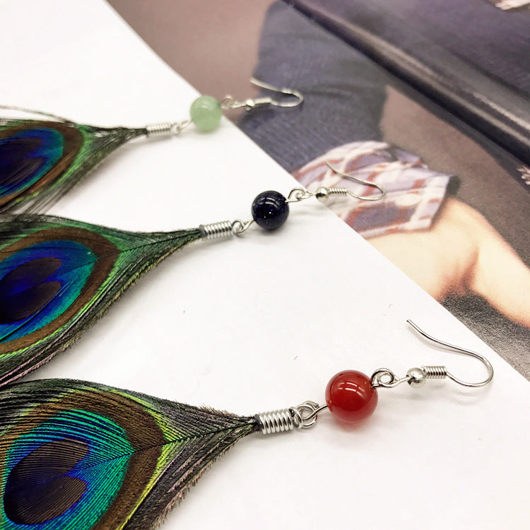 Lightweight long earrings for festive occasions 1