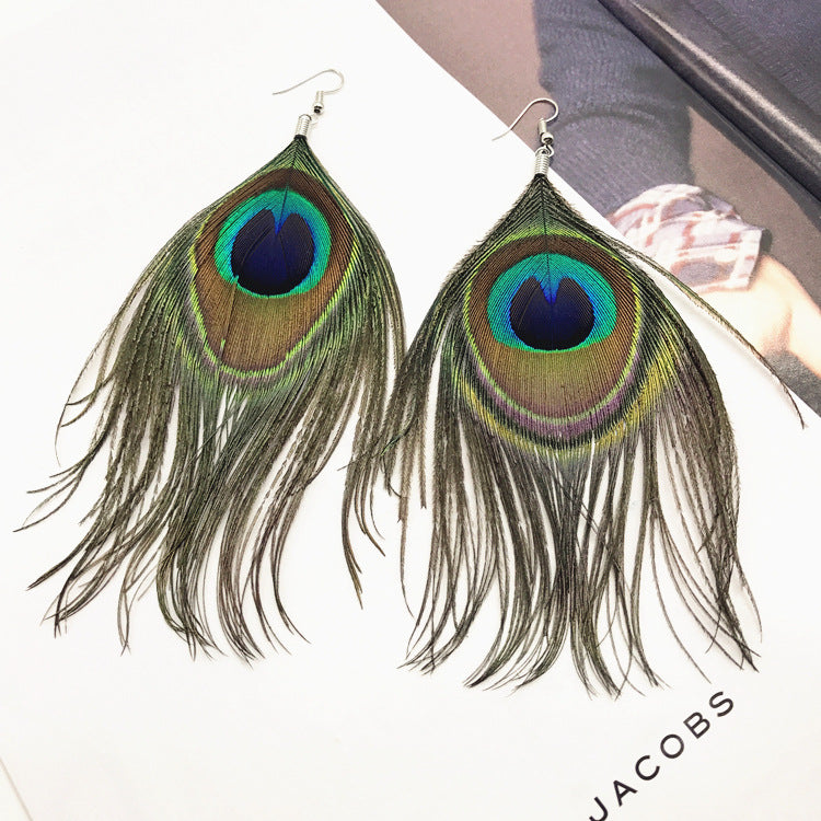 Tassel earrings displayed in beautiful setting 1
