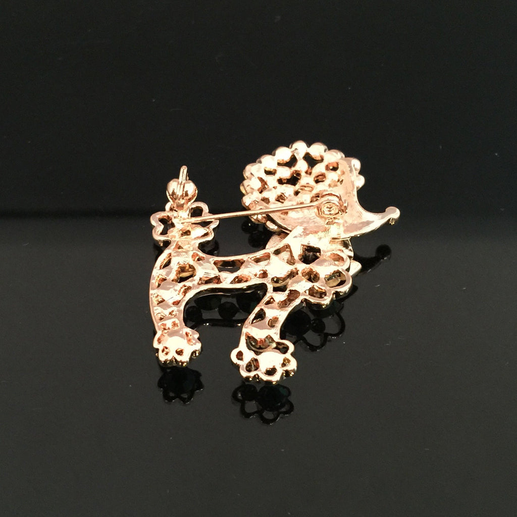 Dog with Bow alloy brooch design - Image 4