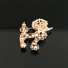 Dog with Bow alloy brooch design - Image 4