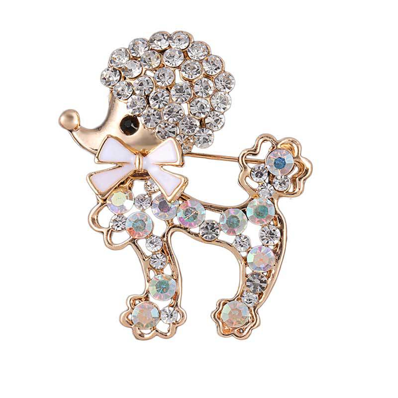 Alloy dog brooch worn on clothing - Image 5