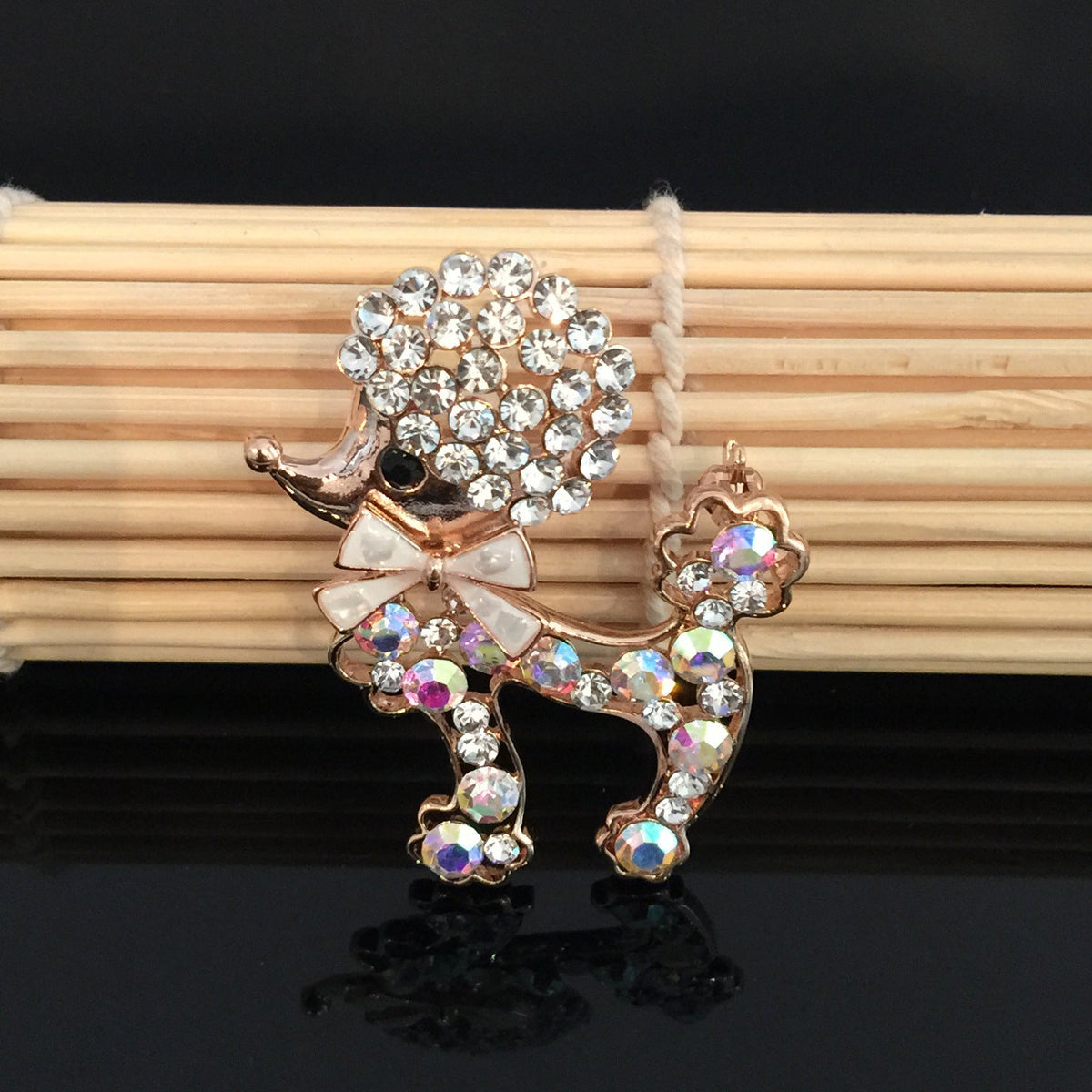 Chic women's brooch styled on a scarf - Image 6