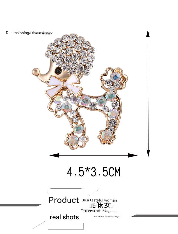 Elegant dog brooch on a blazer - Image 8