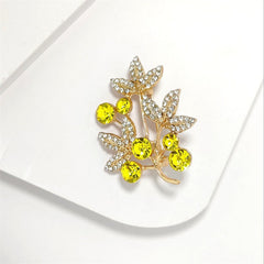Detail view of high-quality fashion pin