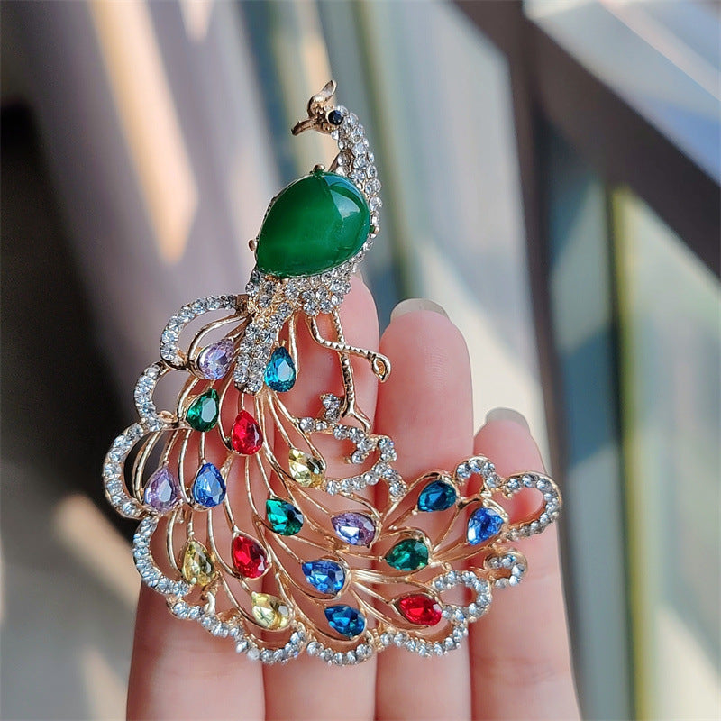 Brooch style displayed on a coat 6