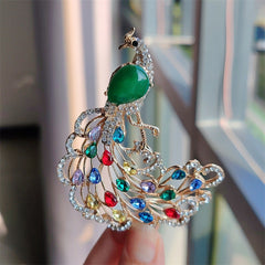 Chic brooch on dress fabric 9
