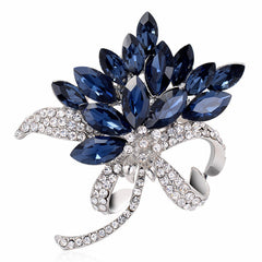 Multiple colour variations of brooch