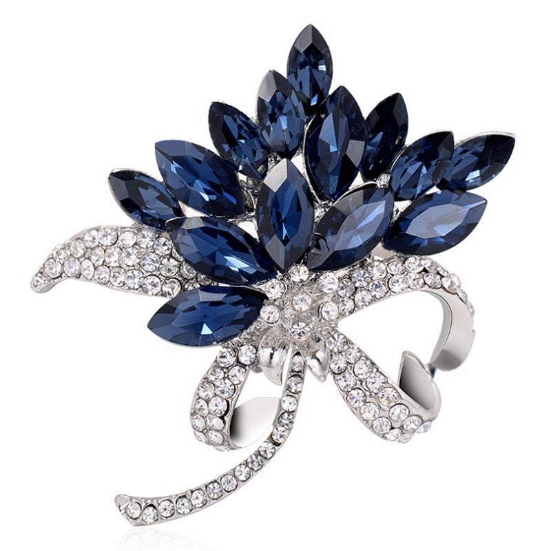 Multiple colour variations of brooch