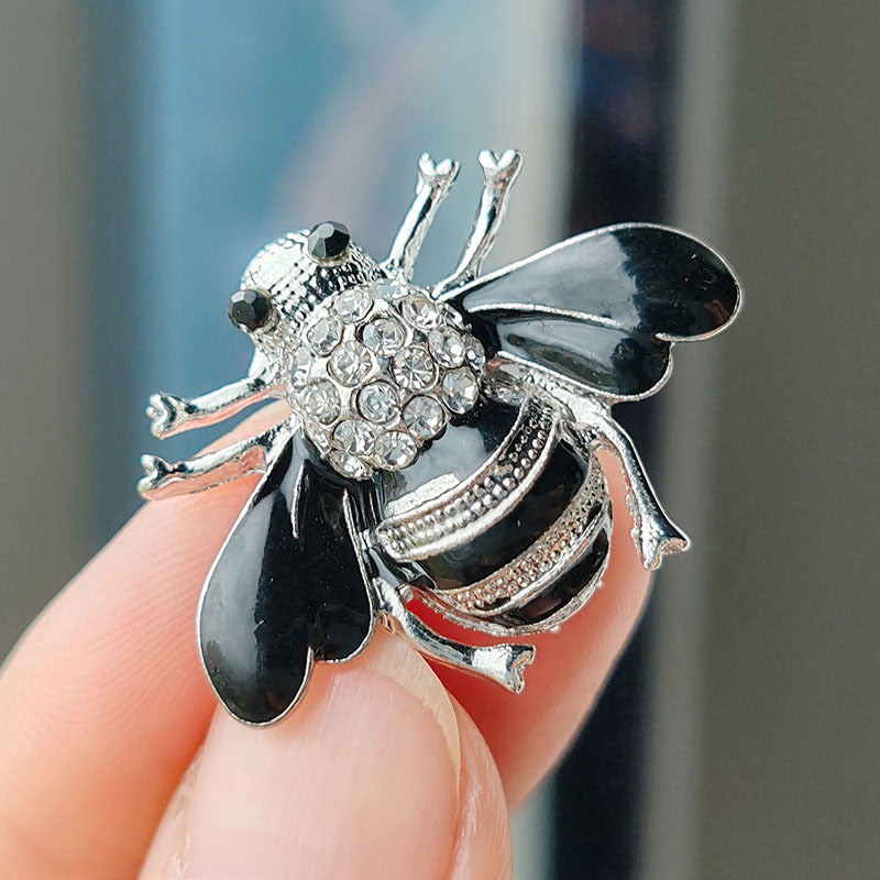 Charming Bee Pin on White Background Image 4