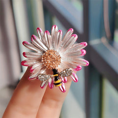 Durable Alloy Floral Brooch Pin