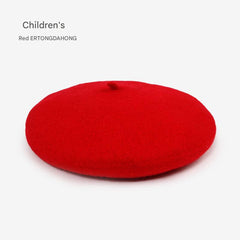 Kids wool beret hat image 2