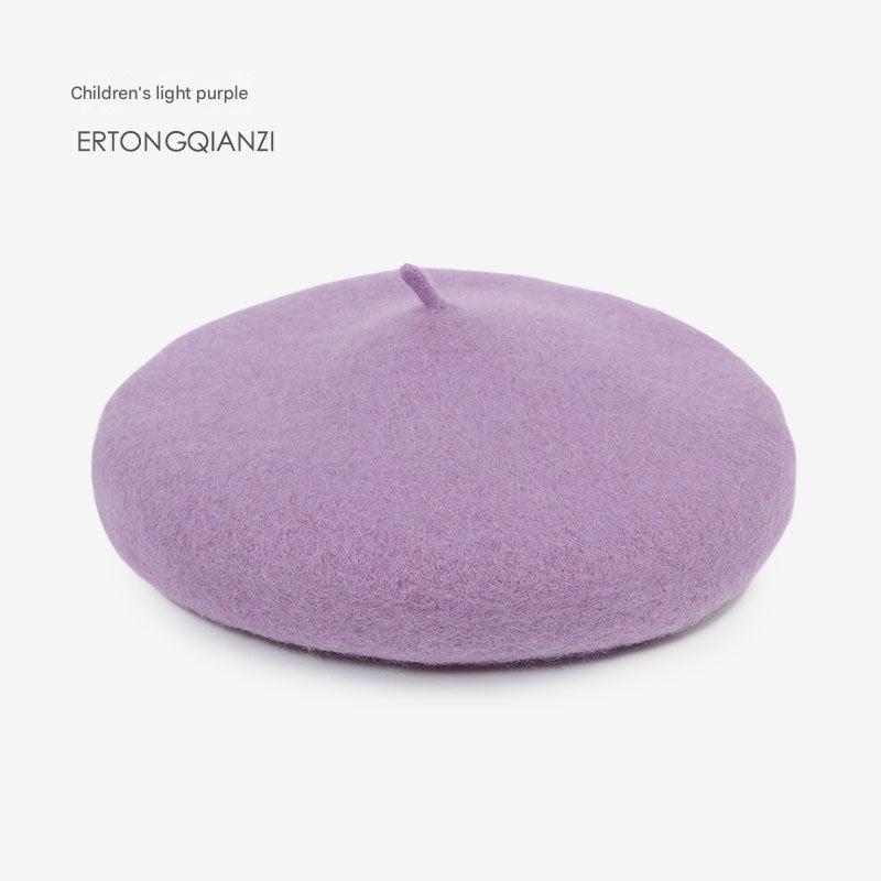 Kids wool beret hat image 1