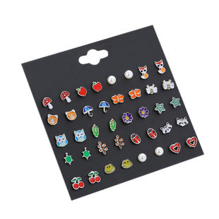 Cute frog earrings set - playful and fun
