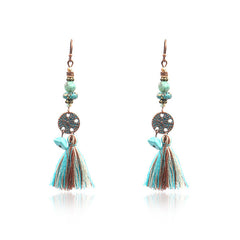 Vibrant Beads and Tassels on Earrings image 10