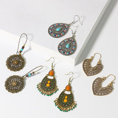 Elegant Fashion Presentation of Tassel Earrings image 3