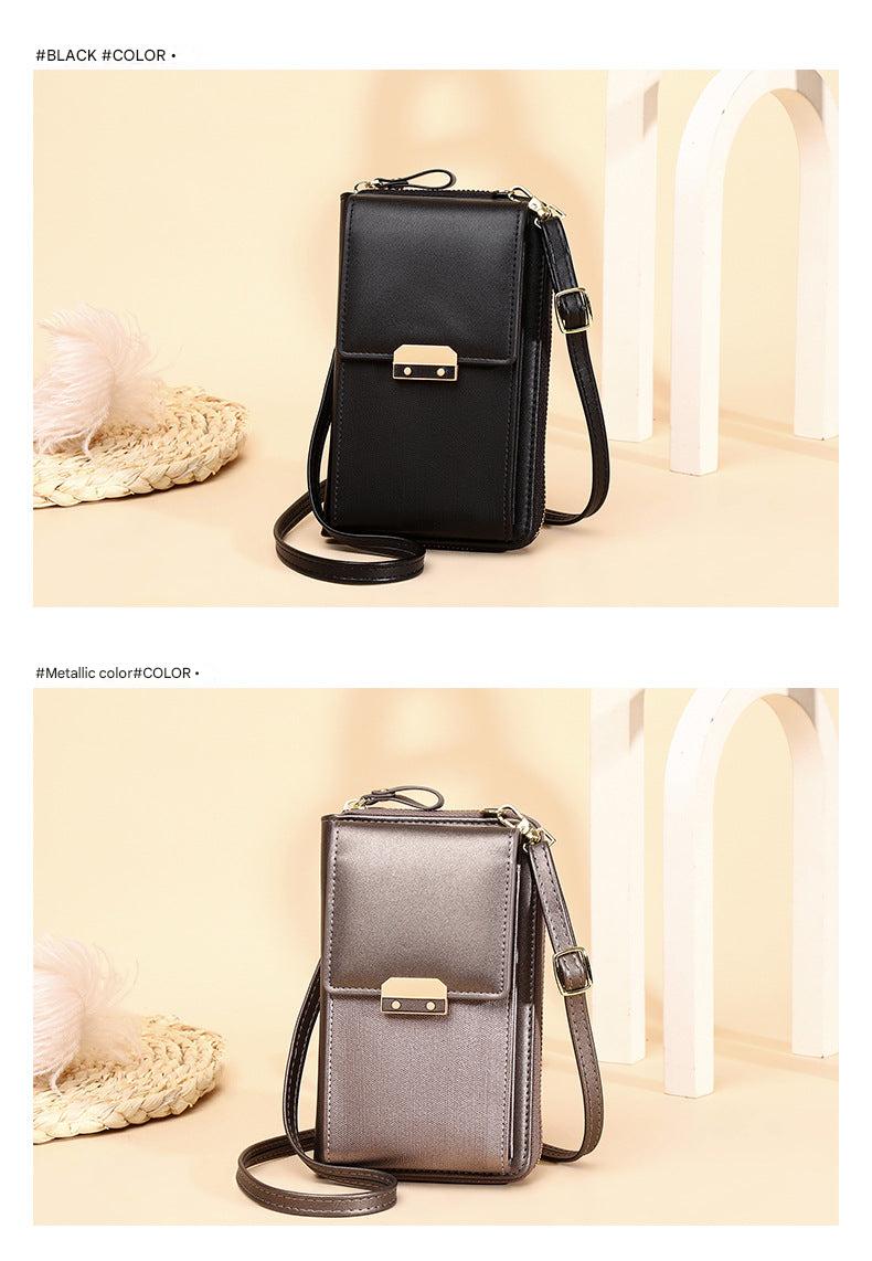 Stylish women's crossbody bag in red colour