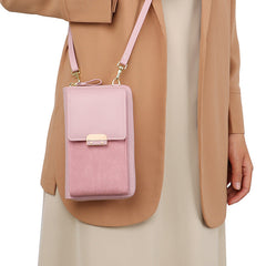 Trendy small shoulder purse in black