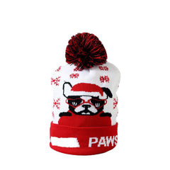 design of a warm beanie hat