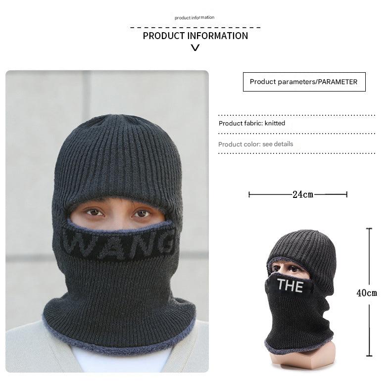 Men's beanie hat styled for winter outdoor activities