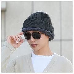 Outdoor styling with a winter beanie for men