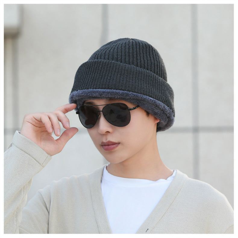 Outdoor styling with a winter beanie for men