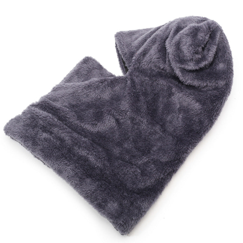 Men's beanie hat styled for winter outdoor activities