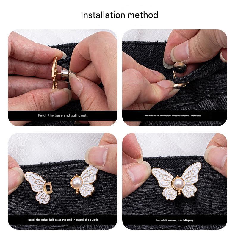 Adjustable Waistbutton for jeans
