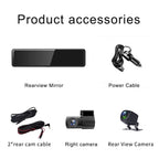 triple camera dash cam