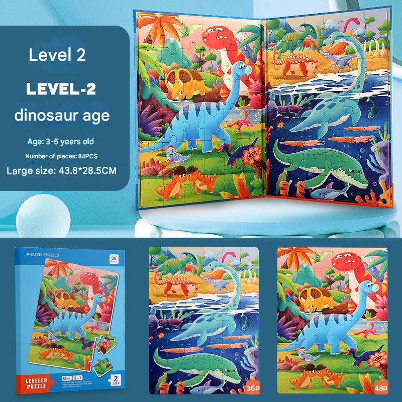 Variant: Color: Dinosaur Era Large Magnetic Puzzle Set 16 (Pack of 1)