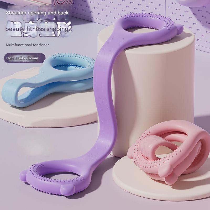 8-figure resistance band for yoga