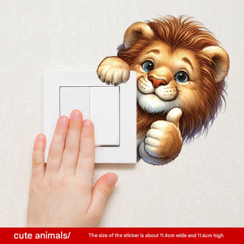 Cartoon Animal Wall Sticker 9