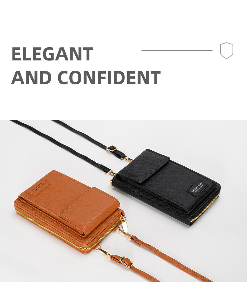 Women phone wallet bag green