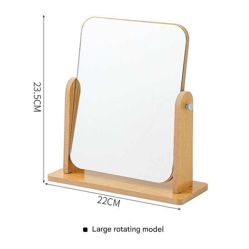 Portable desktop makeup mirror in dorm