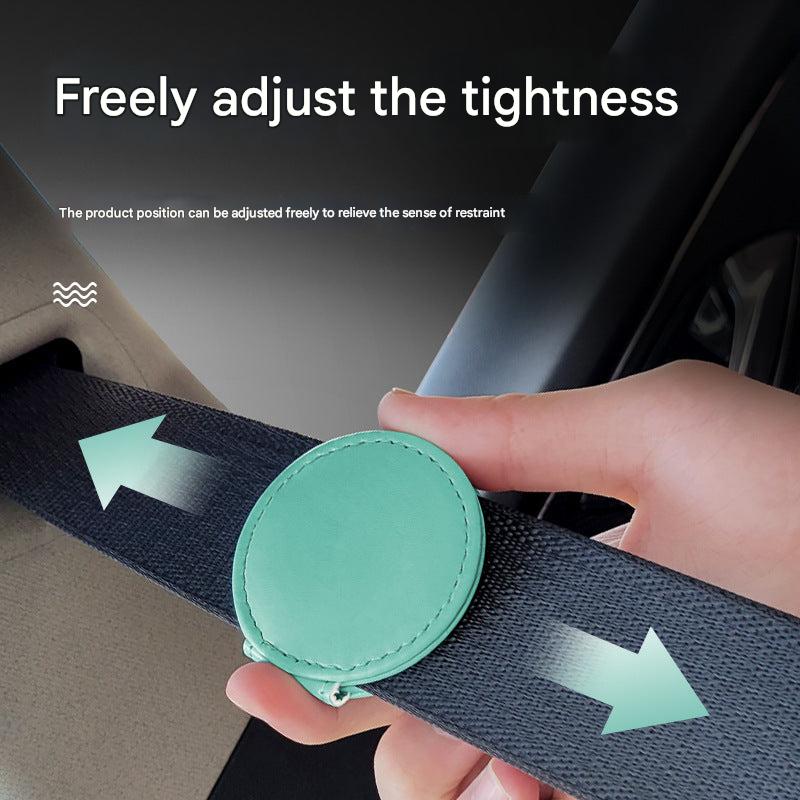 adjustable car seat belt clip blue