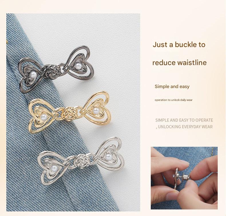 Waist adjustment button for dresses