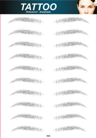 self-adhesive eyebrow tattoos image 5