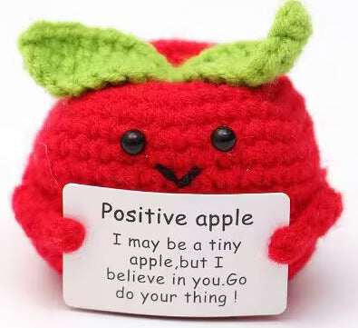 Variant: Green Leaf and Bright Red Apple (Pack of 1)