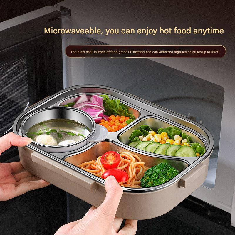 304 stainless steel lunch box with lid