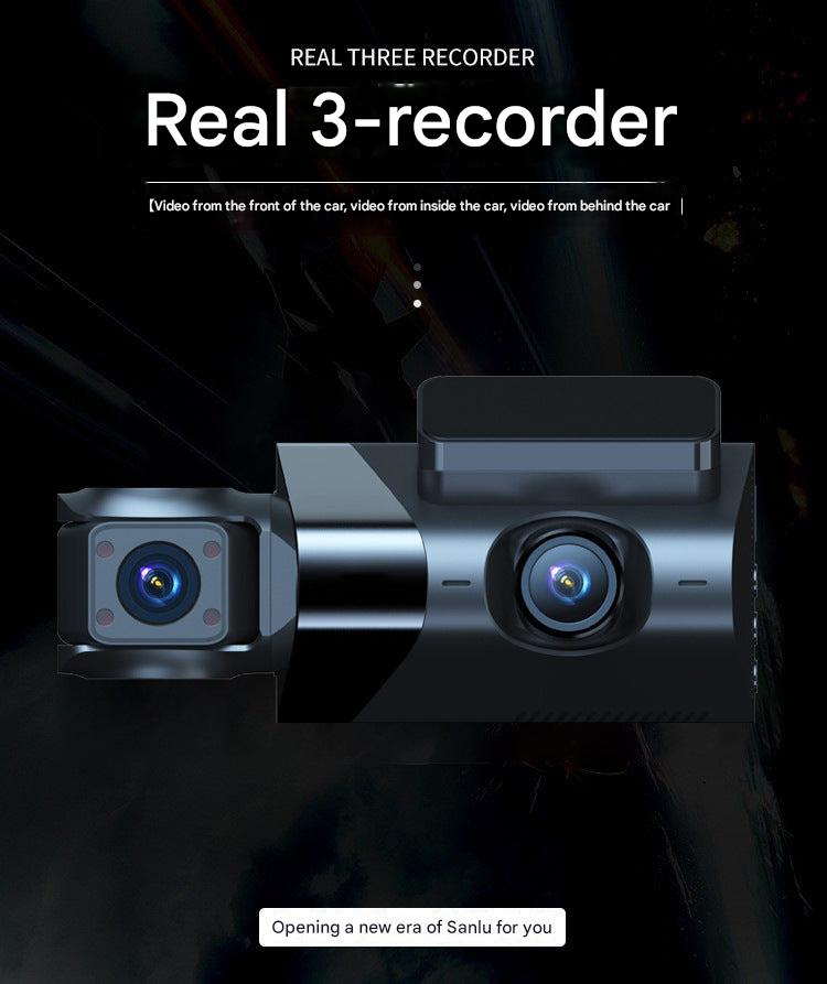 car dash cam interior view