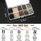 multiple colors iron beads and hooks