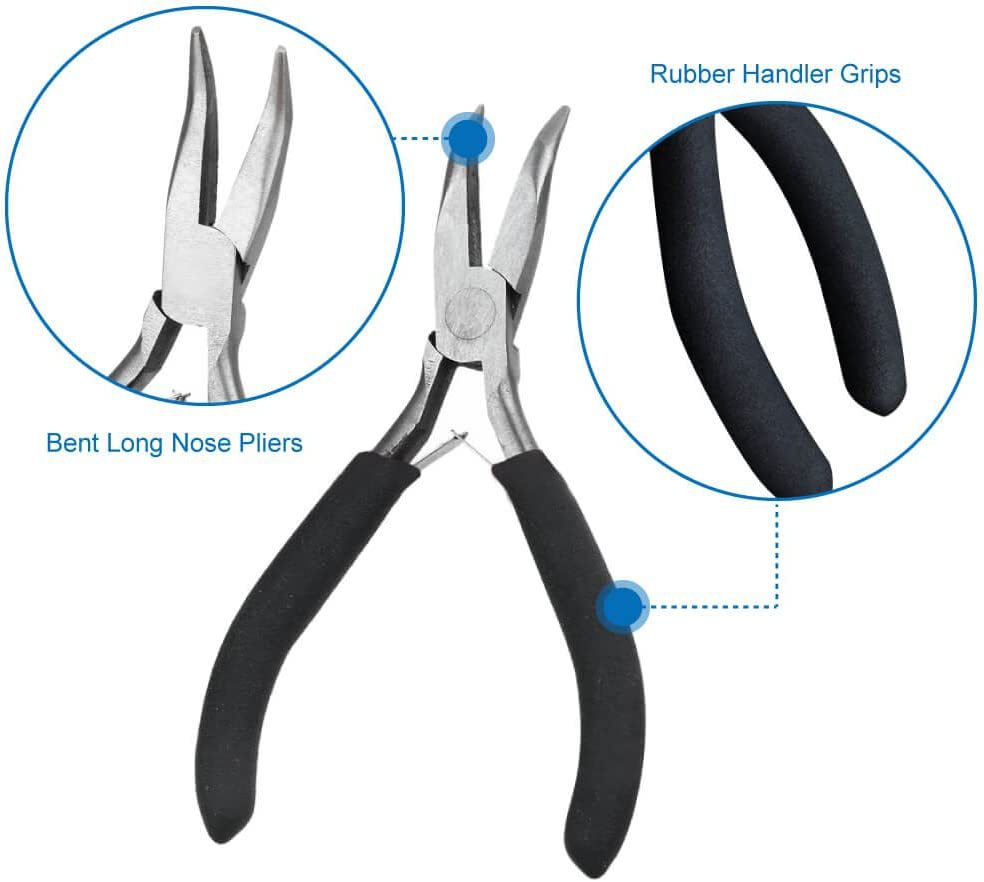 Close-up of lobster clasps in jewelry kit image 3