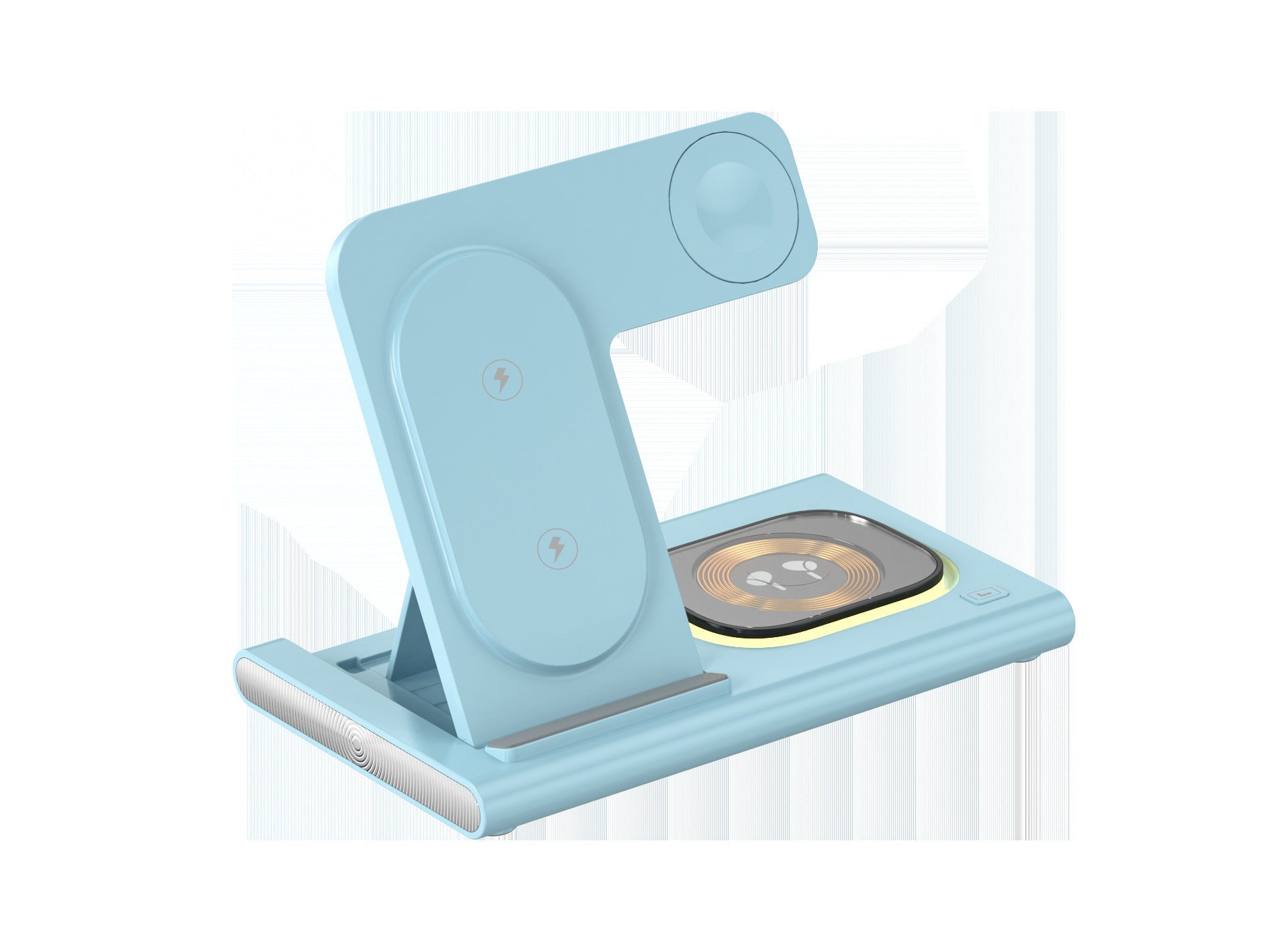 3-in-1 wireless charger front view