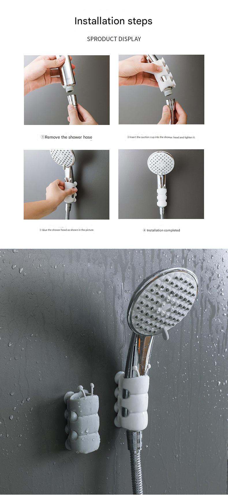 Adjustable shower head holder product view 1