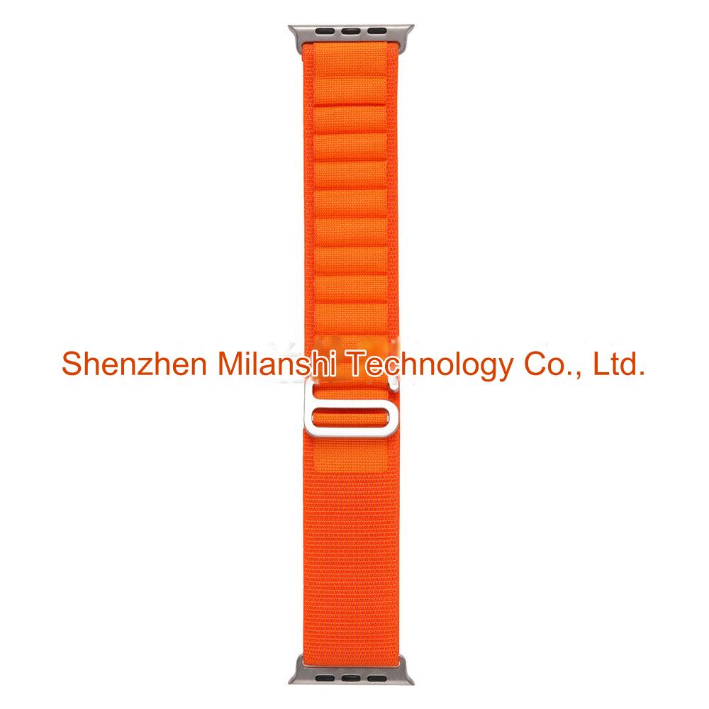 Durable Nylon Sport Strap for Apple Watch - Compatible with Ultra, Series 7 & More - Variety of Colors Available