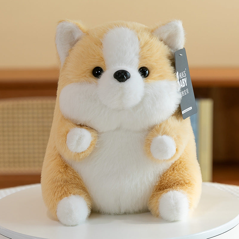 soft plush corgi