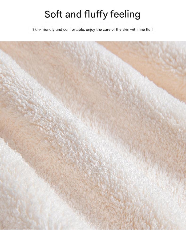 Colorful hand towel hanging in kitchen