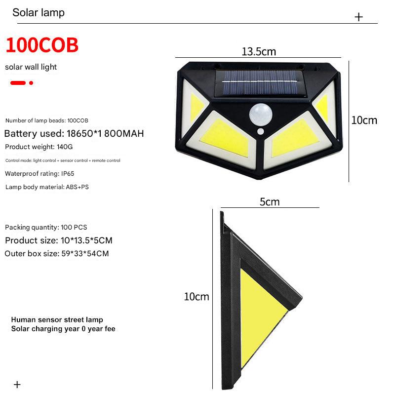 Wall-Mounted Solar Light for Garden