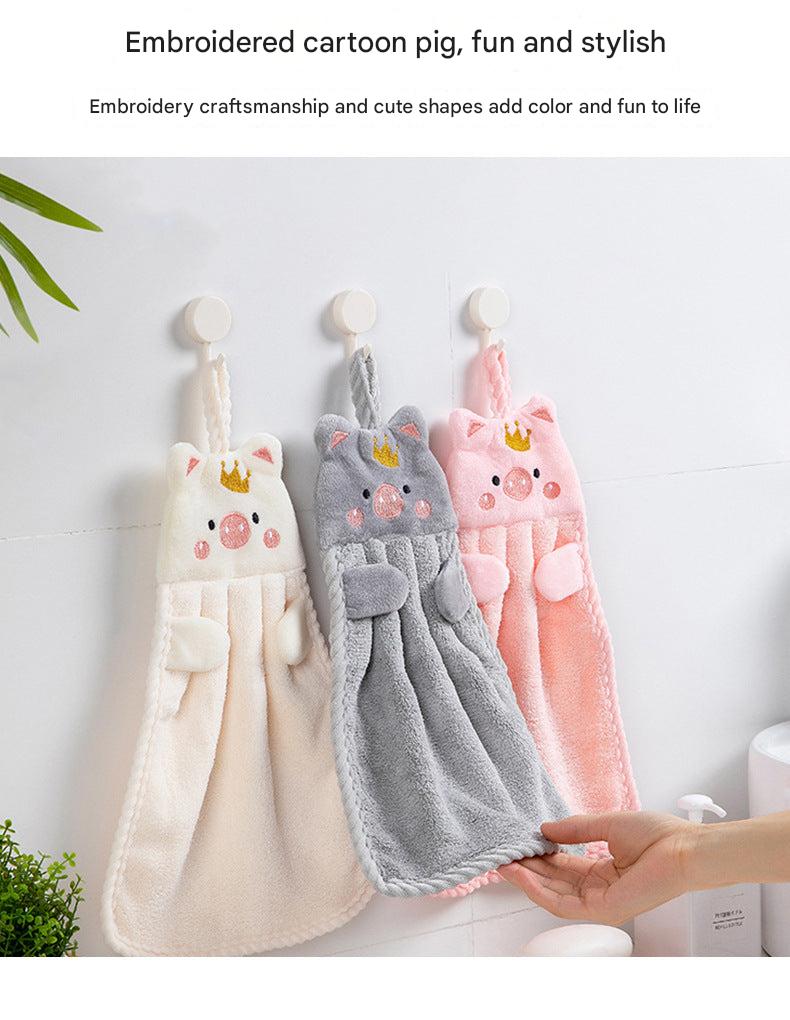Playful design hand towels