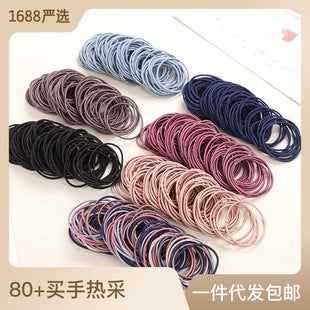 Soft and stretchy headband for children wearing black